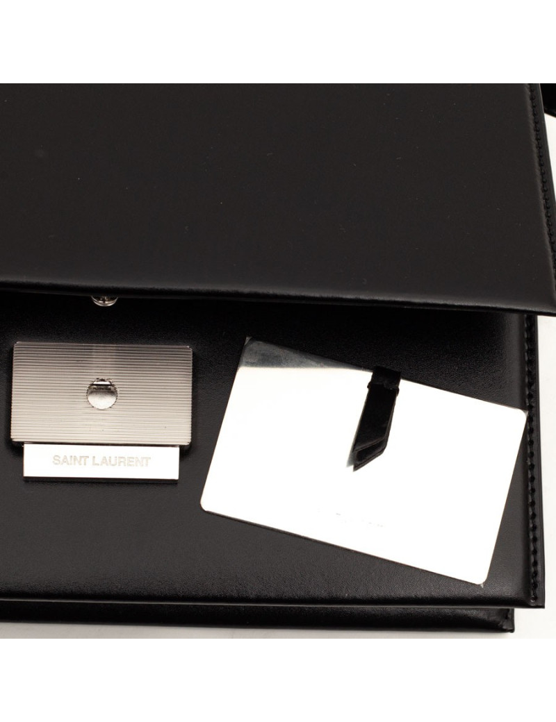 Sac medium Babylone SAINT LAURENT cuir noir