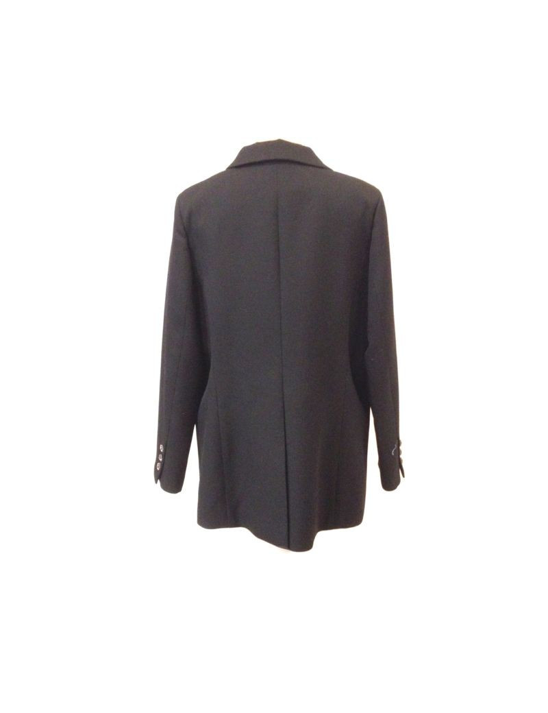 Veste CHANEL noire et poches grises T 46