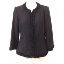 Black tweed jacket CHANEL
