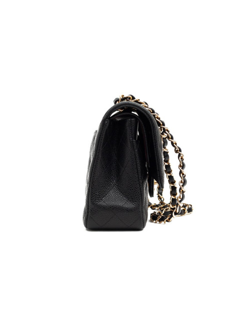 CHANEL sac a main timeless cuir caviar noir