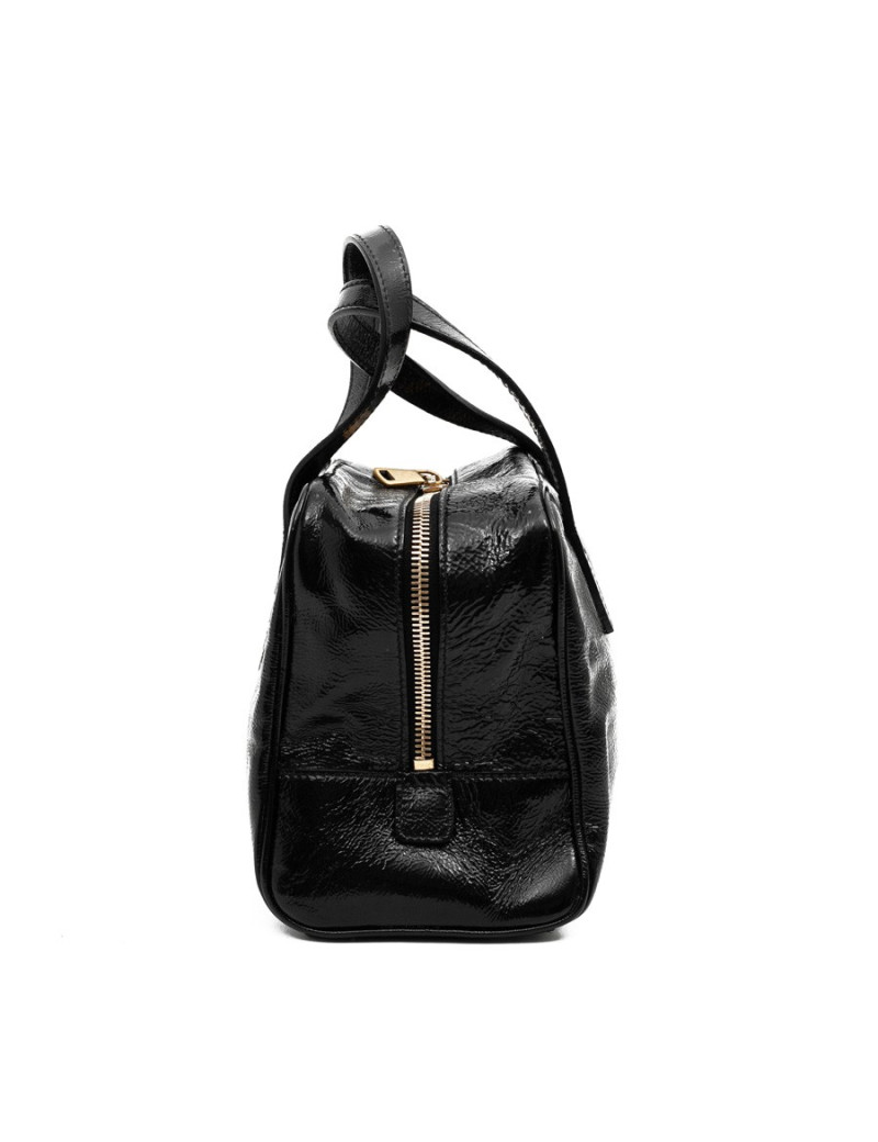 YSL sac SAINT LAURENT cuir verni noir
