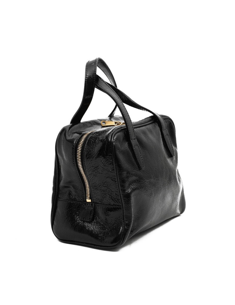 YSL sac SAINT LAURENT cuir verni noir
