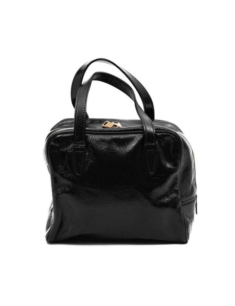 YSL sac SAINT LAURENT cuir verni noir