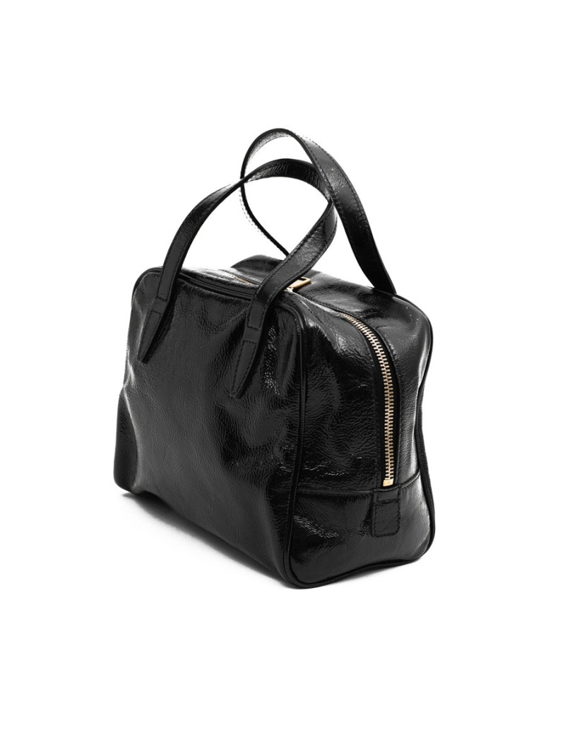 YSL sac SAINT LAURENT cuir verni noir