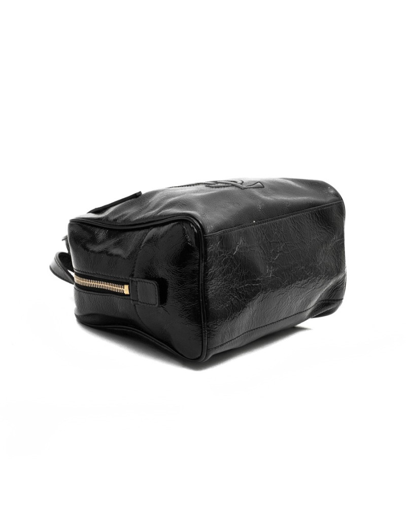YSL sac SAINT LAURENT cuir verni noir
