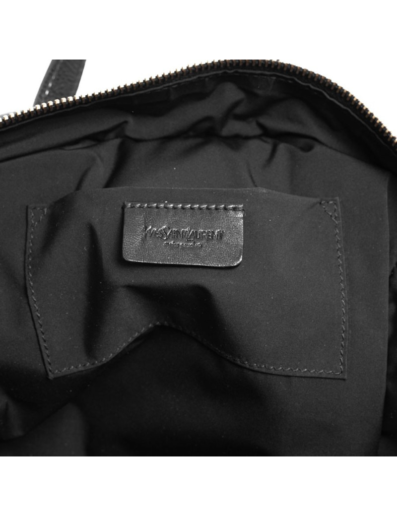YSL sac SAINT LAURENT cuir verni noir