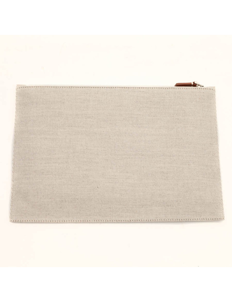 Pochette MULBERRY cuir grainé orange