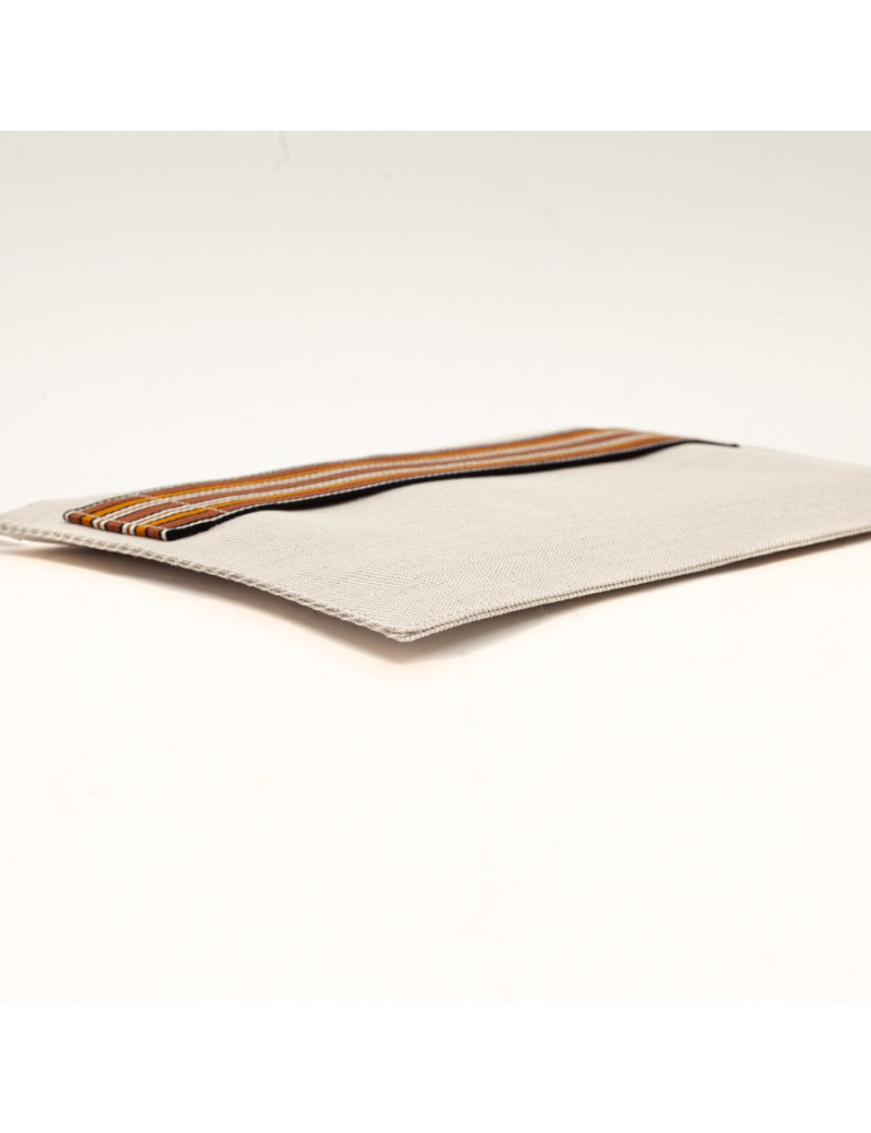 Pochette MULBERRY cuir grainé orange