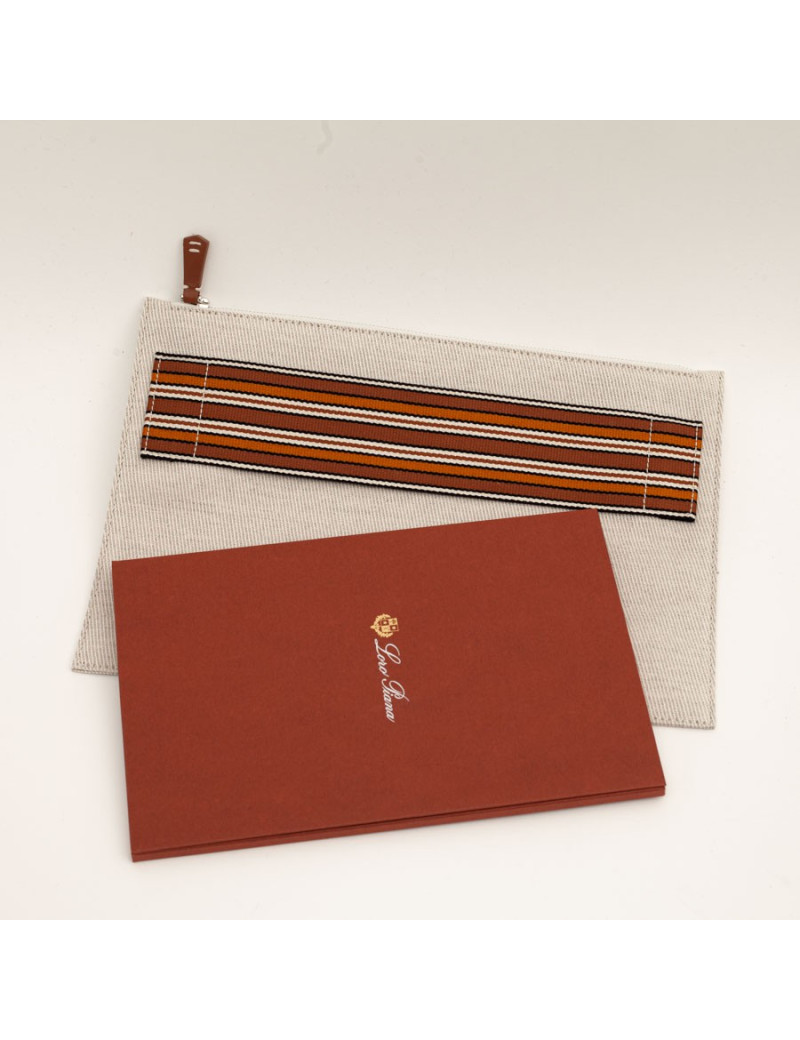 Pochette MULBERRY cuir grainé orange