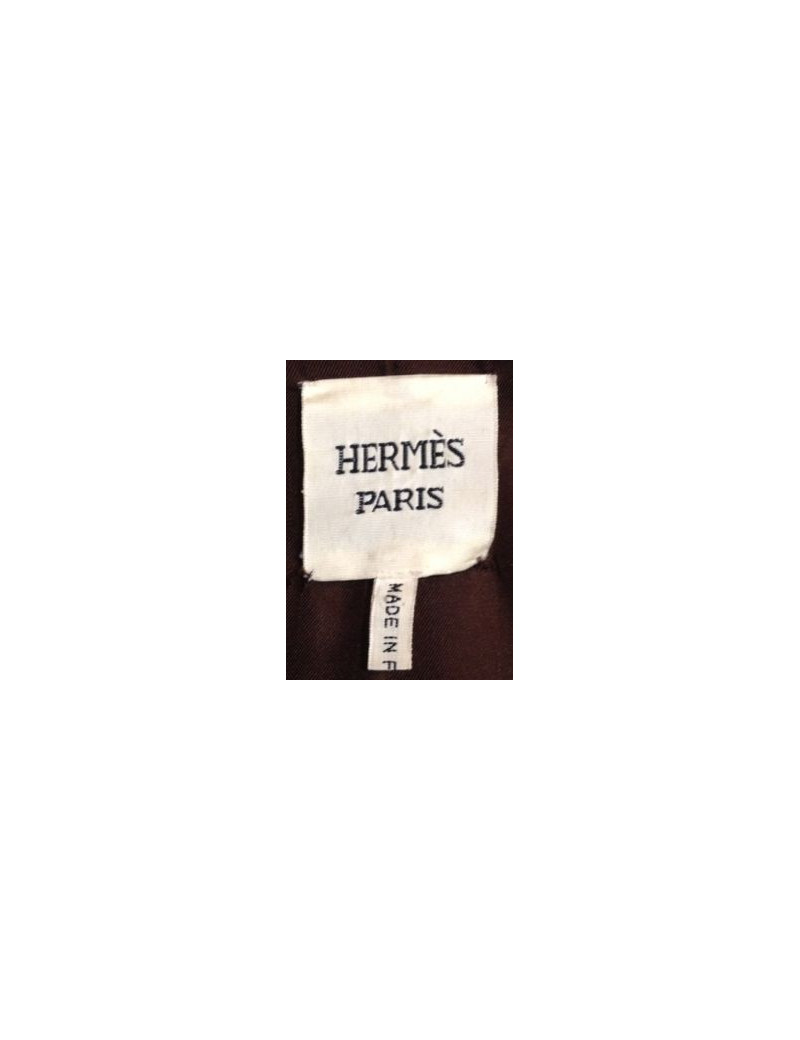 Veste HERMES en cuir marron T 46