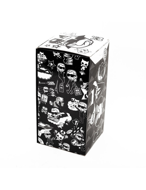 Figurine Karl Lagerfeld X Tokidoki noir et blanc
