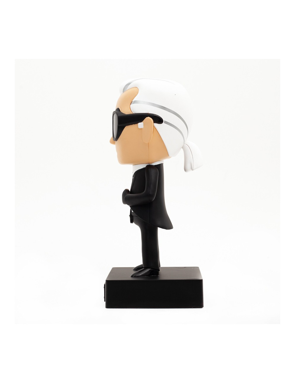 Figurine Karl Lagerfeld X Tokidoki noir et blanc