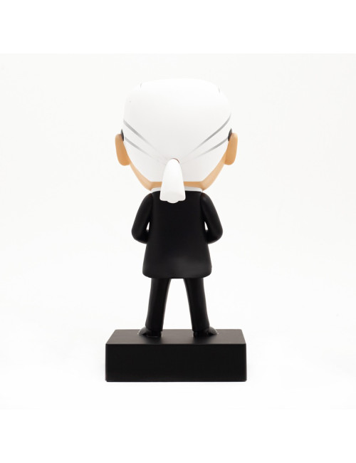 Figurine Karl Lagerfeld X Tokidoki noir et blanc