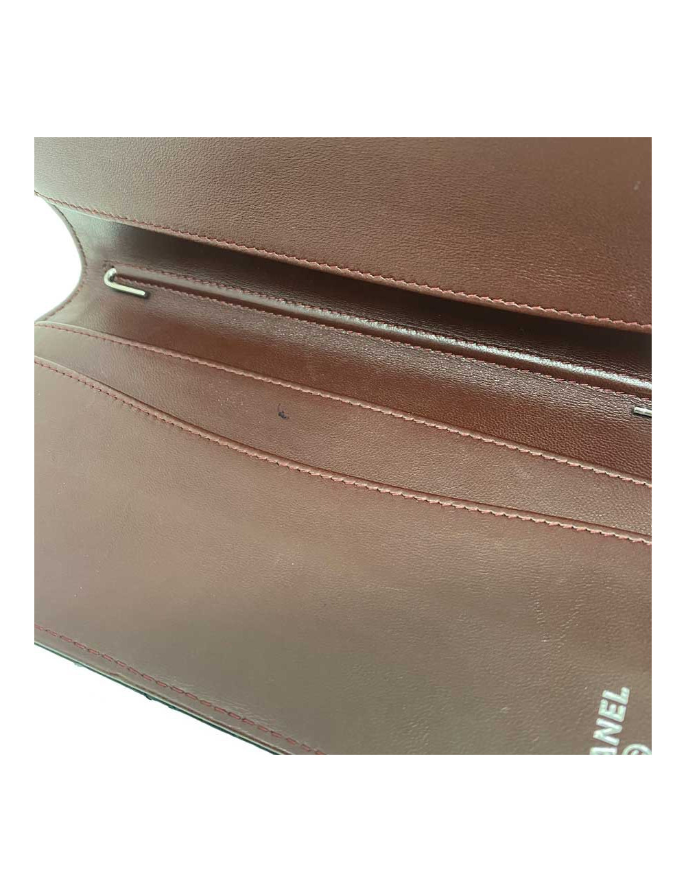 Porte agenda CHANEL cuir noir