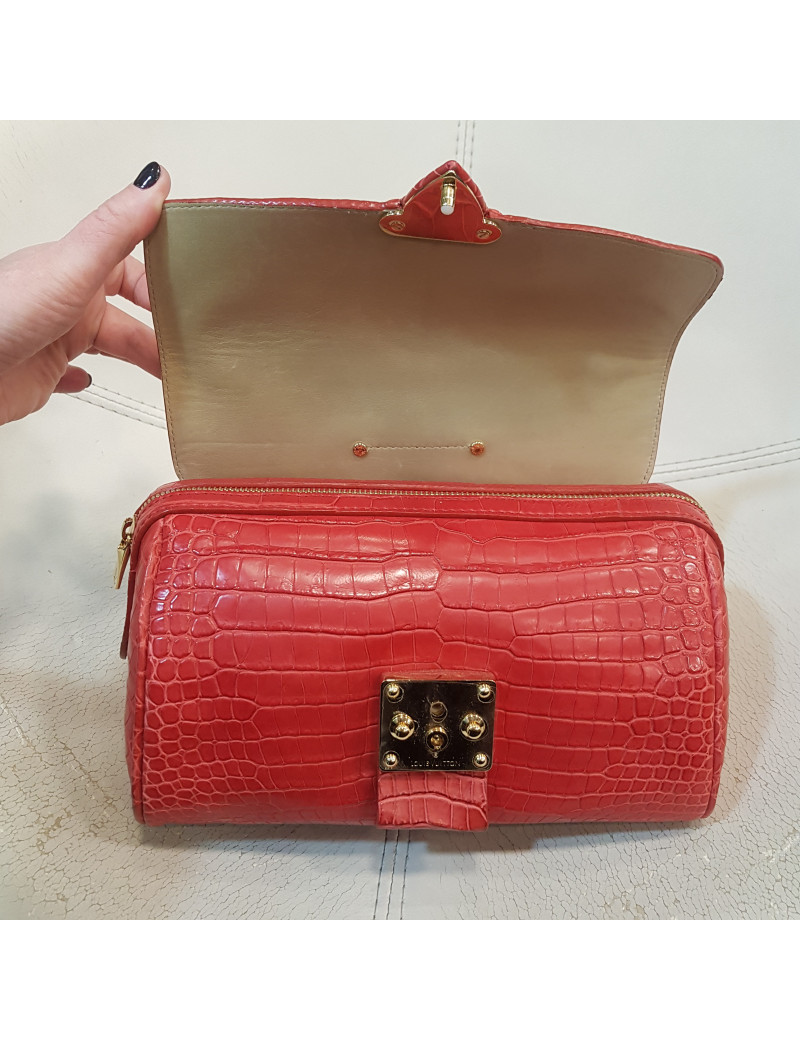 Sac rouge LOUIS VUITTON alligator 