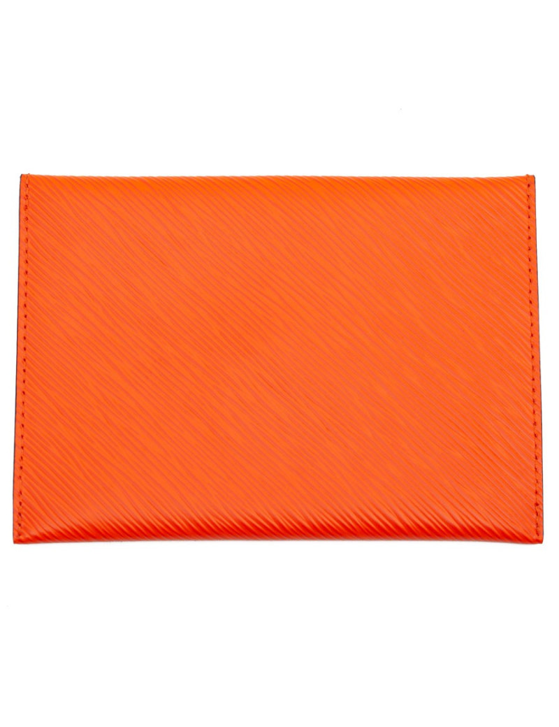 Pochette LOUIS VUITTON cuir Epi orange