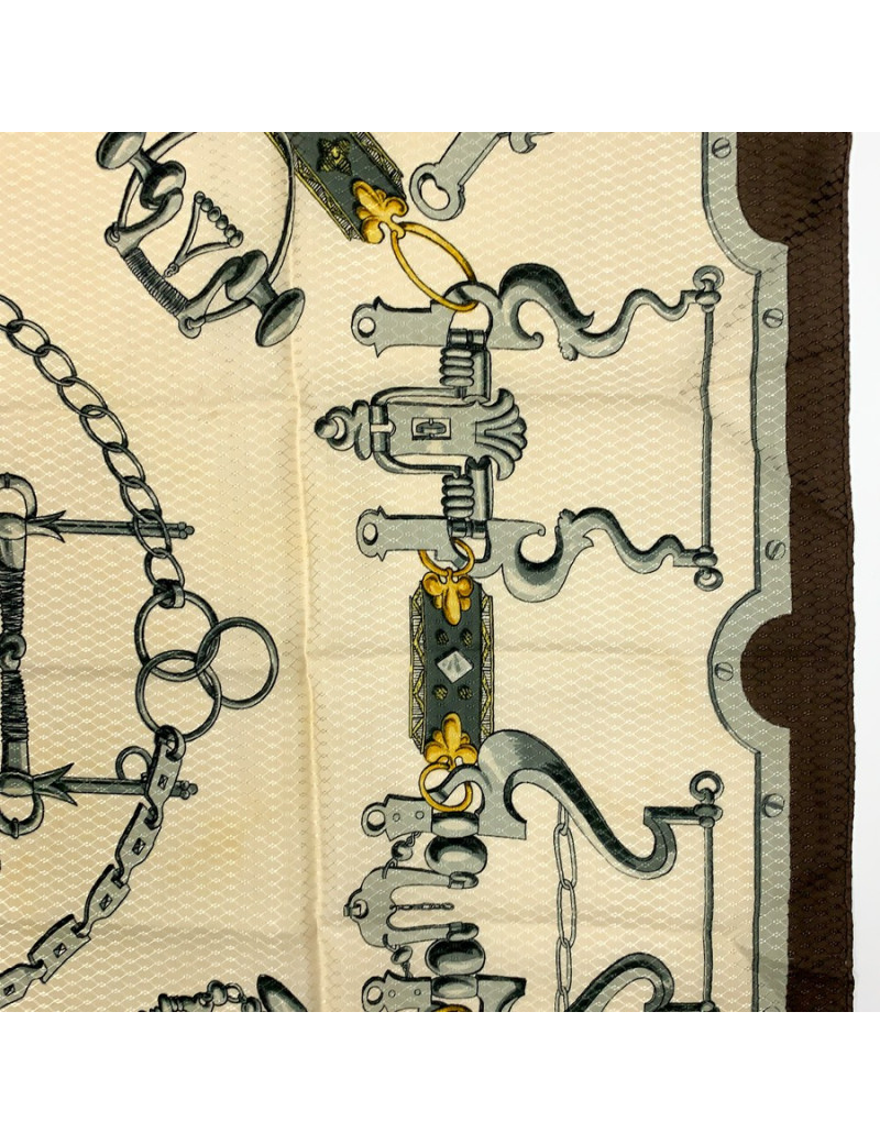 foulard HERMES " Mors et goumettes"