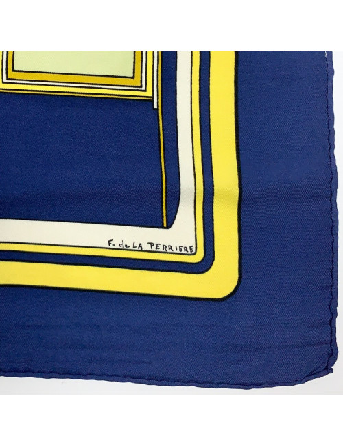 HERMES Les Coupés silk square scarf