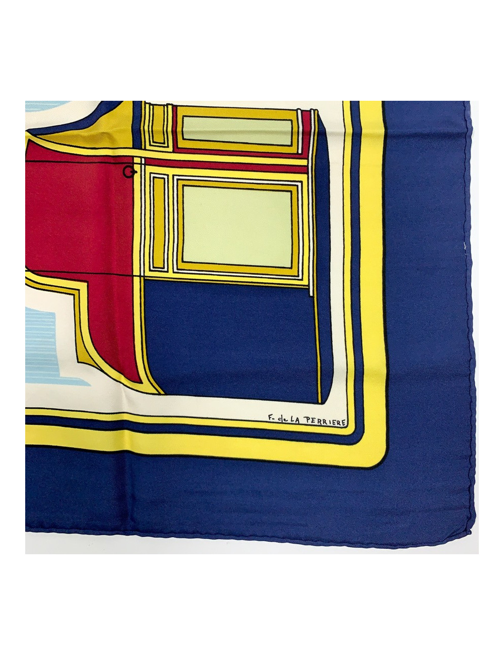 HERMES Les Coupés silk square scarf