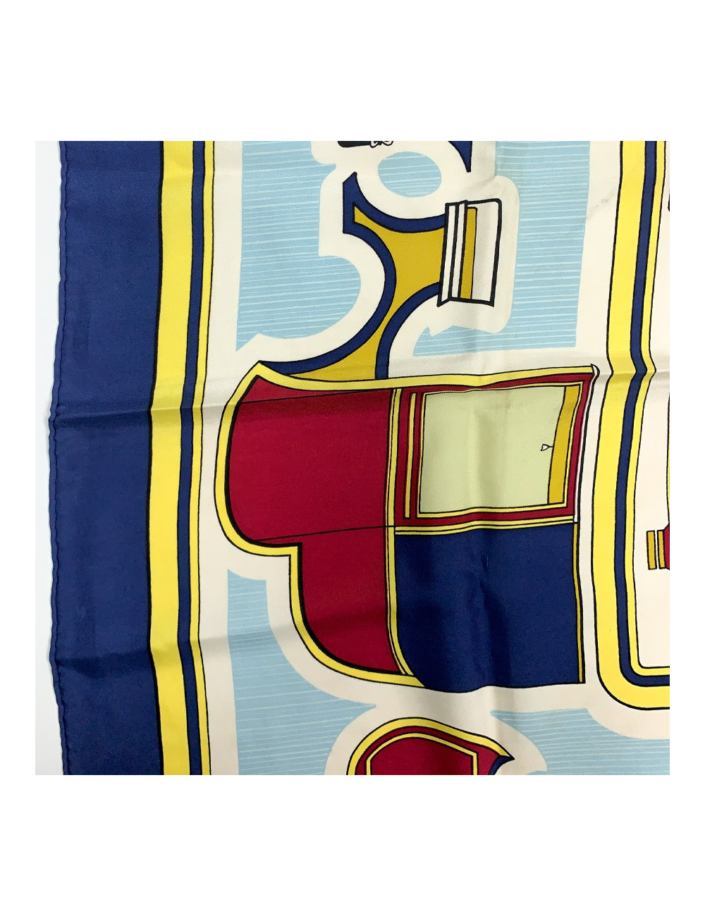 HERMES Les Coupés silk square scarf