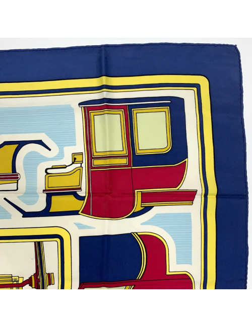 HERMES Les Coupés silk square scarf