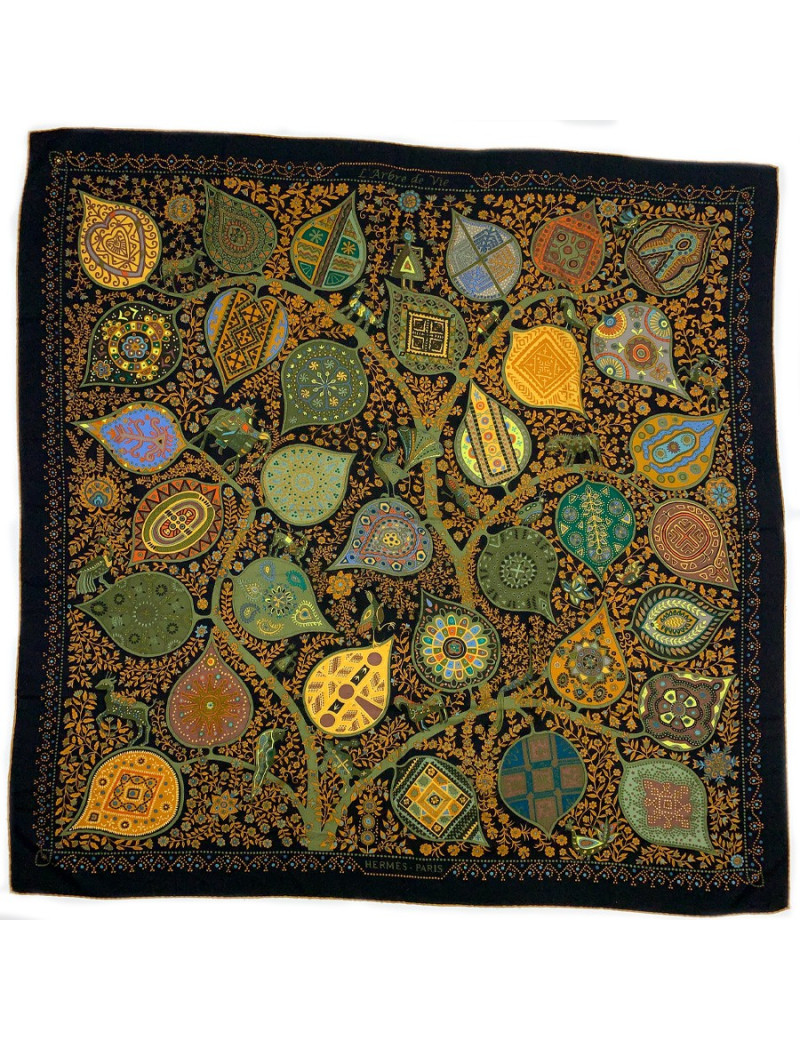 HERMES L'arbre de Vie shawl - Shop this super Certified Occasion