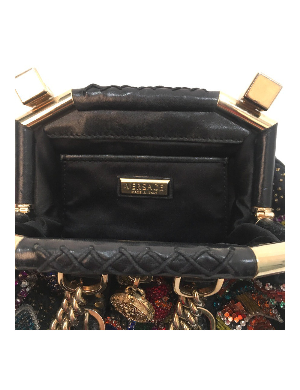 Sac VERSACE perles et crital