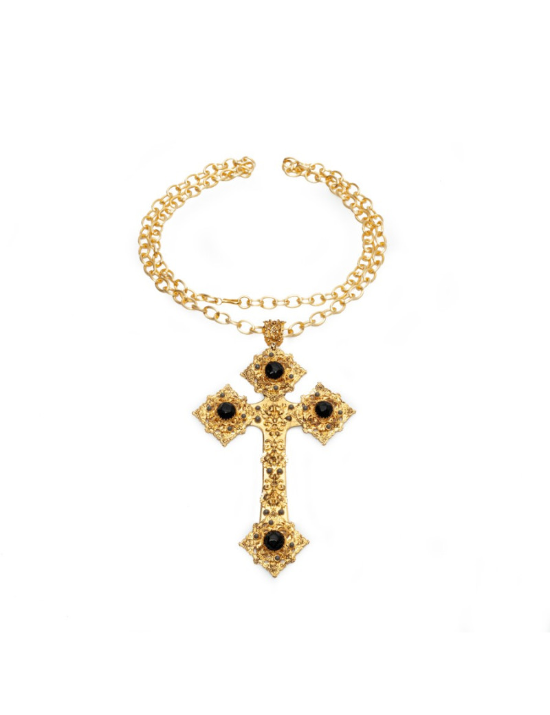 Collier croix MARGUERITE DE VALOIS