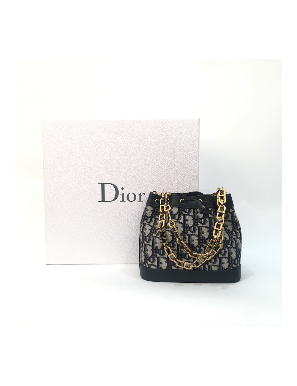 Mini sac DIOR toile oblique