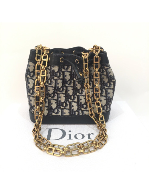 Mini sac DIOR toile oblique