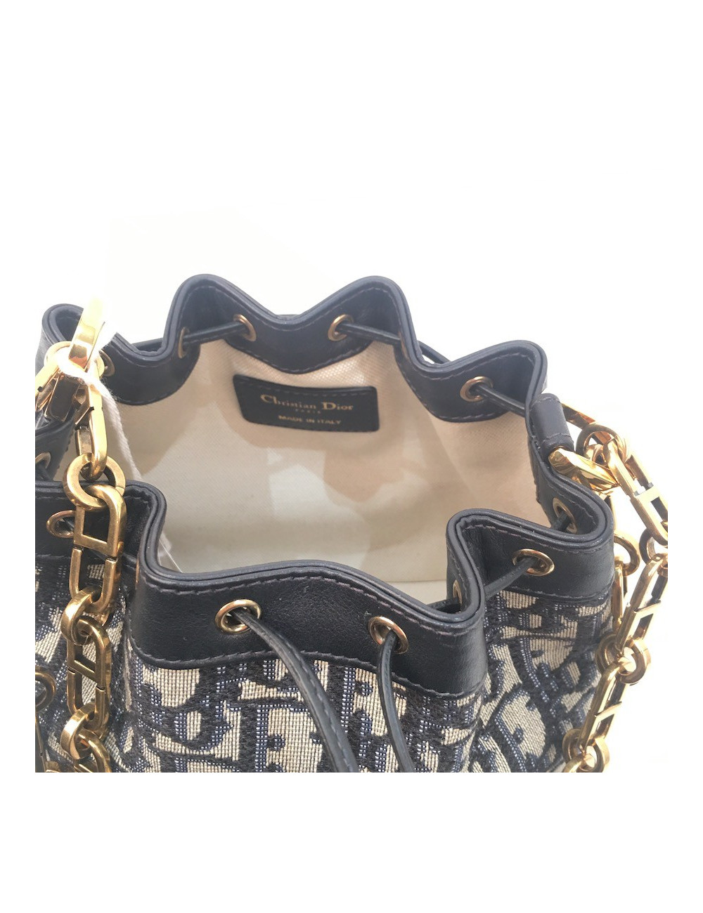 Mini sac DIOR toile oblique