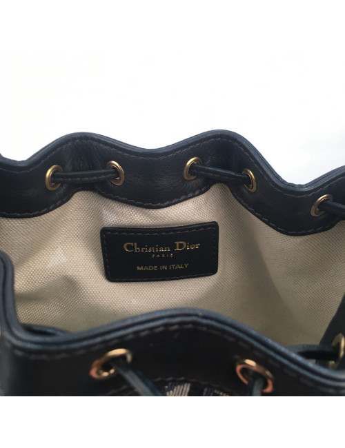 Mini sac DIOR toile oblique
