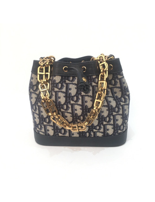 Mini sac DIOR toile oblique
