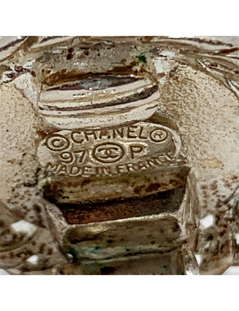 Boucles d'oreille clips CHANEL argent