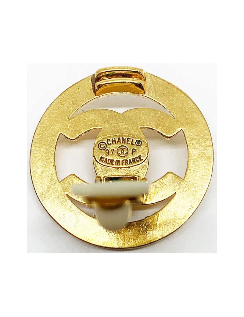 Boucles d'oreille CC CHANEL Vintage