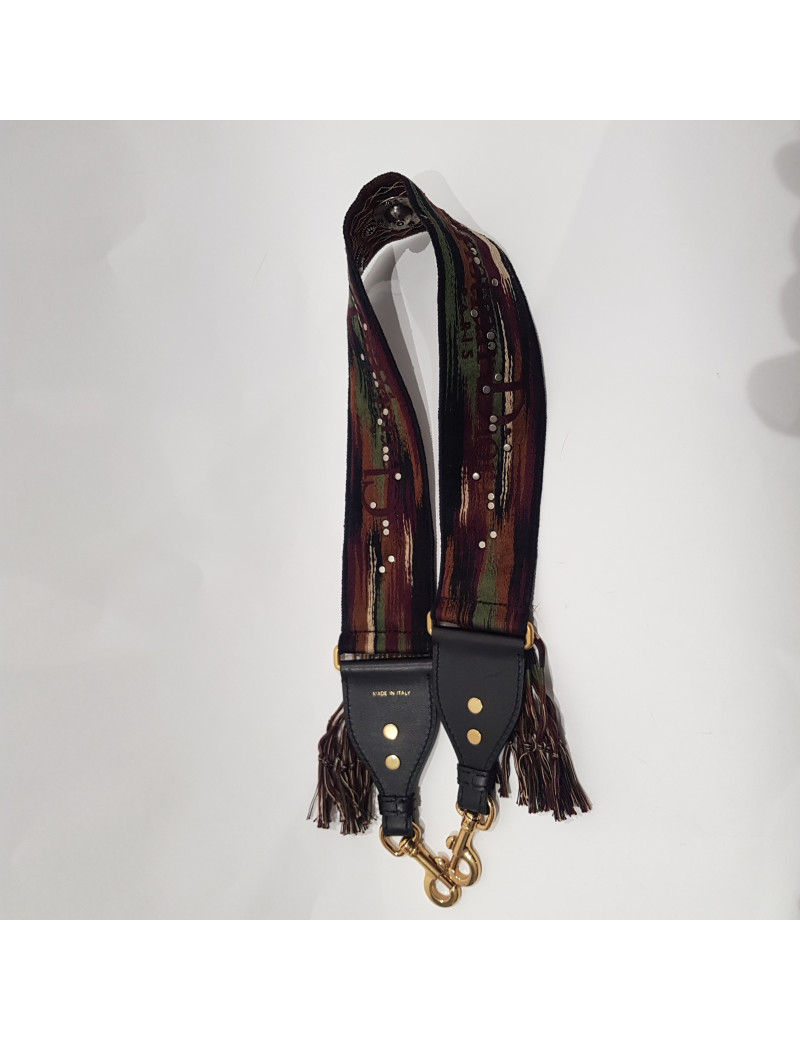 Bandoulière DIOR en toile brodée