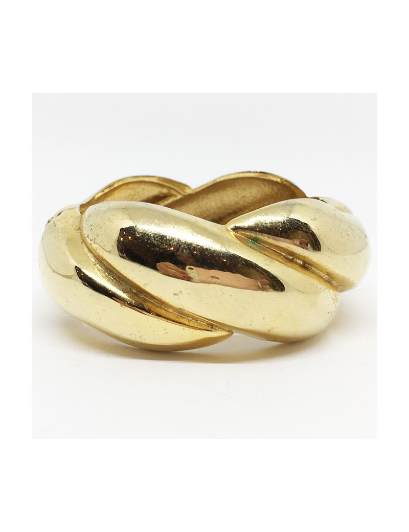 Bracelet torsadé doré