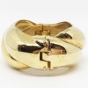 Bracelet vintage doré torsadé