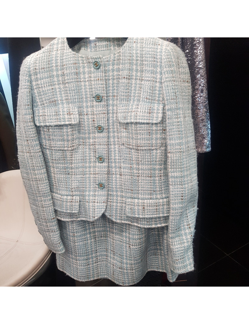 Ensemble CHANEL jupe et veste T40