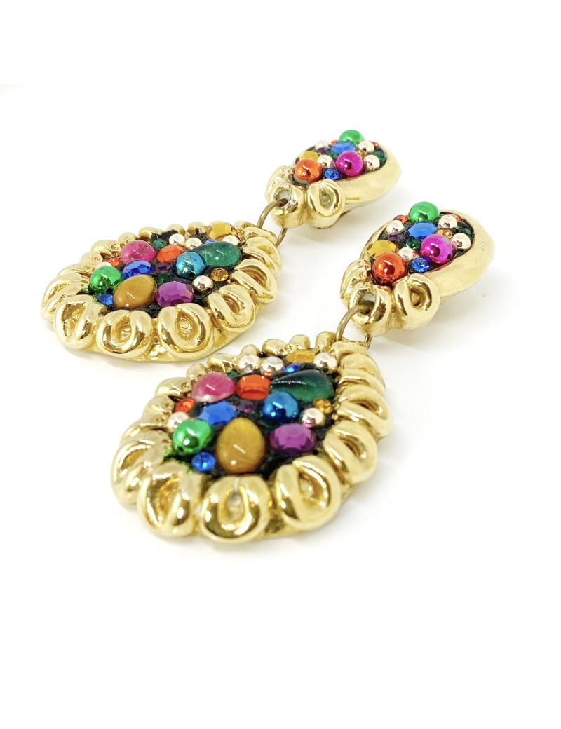 Clips pendants multicolore