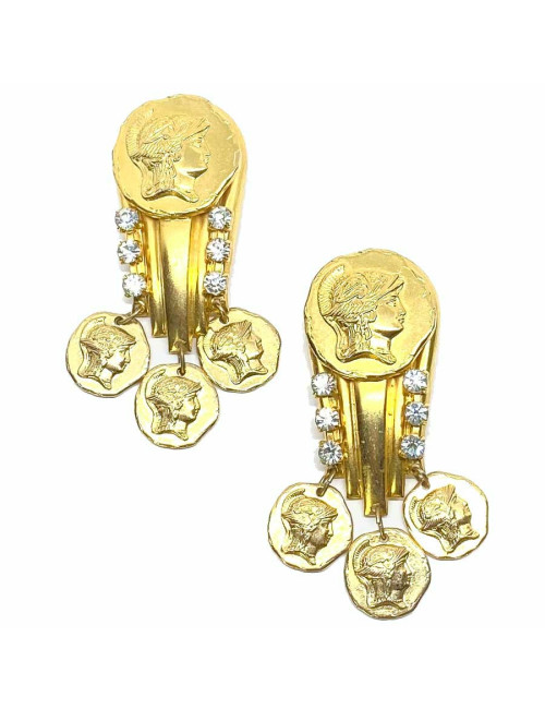 Clips d'oreille style Versace