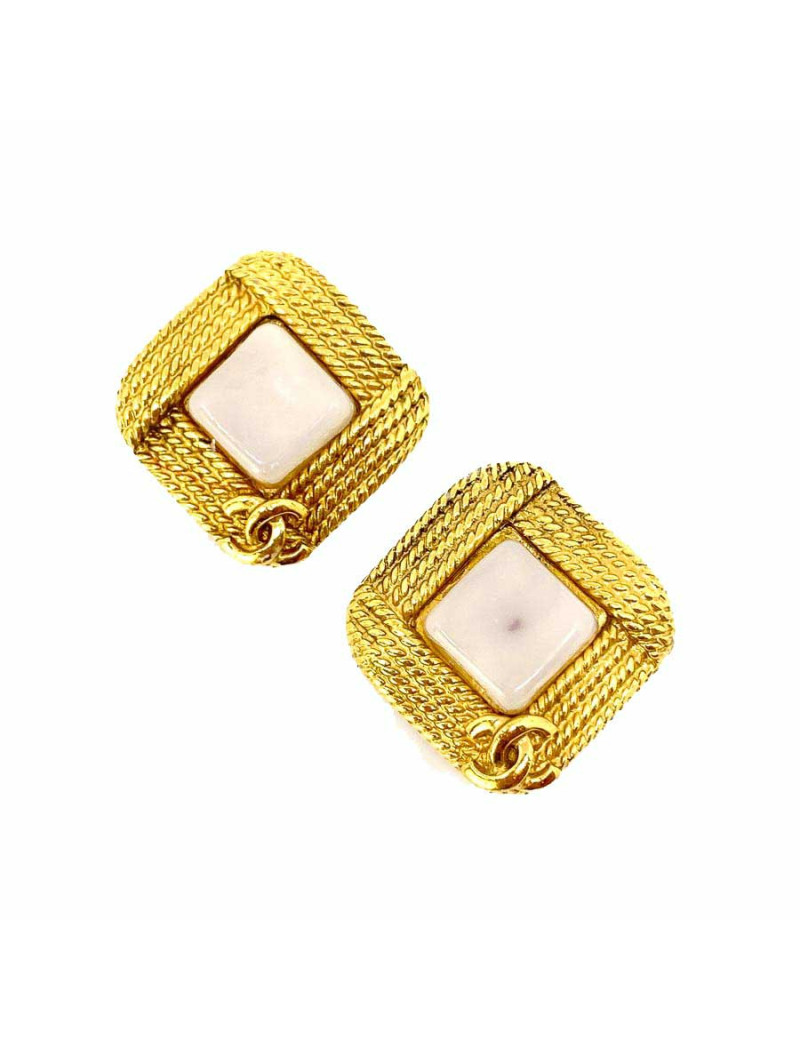Boucles d'oreille clips CHANEL Vintage