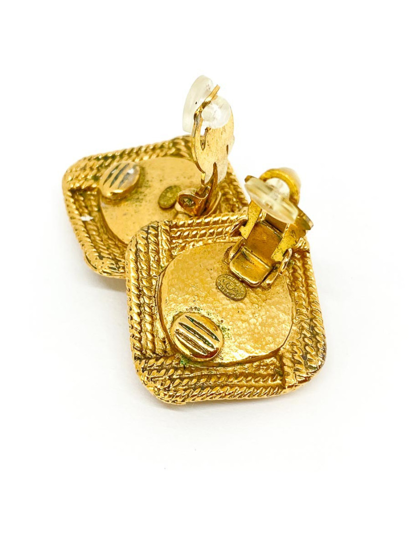 Boucles d'oreille clips CHANEL Vintage