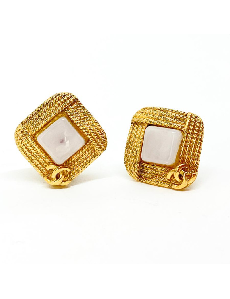 Boucles d'oreille clips CHANEL Vintage