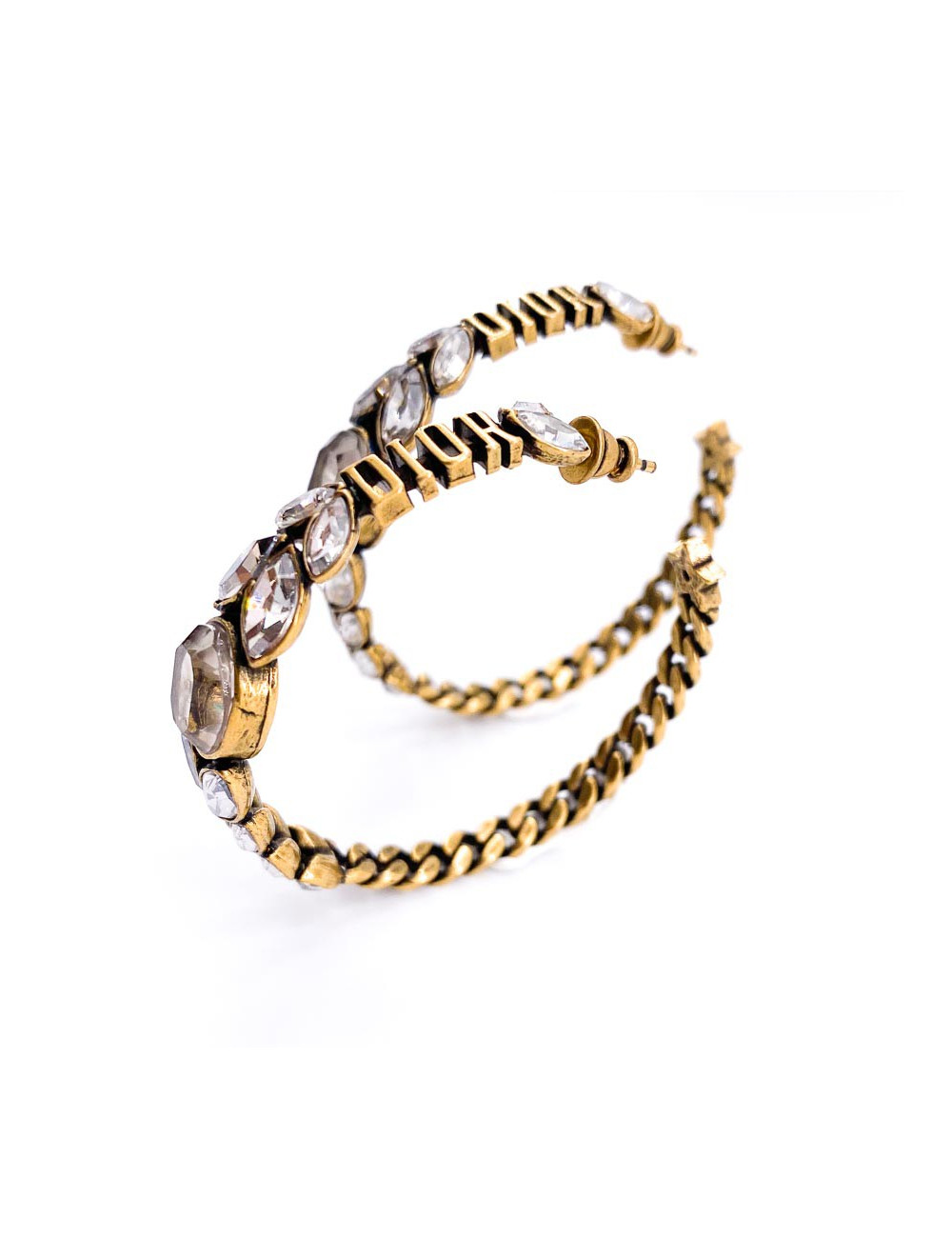 Boucles d'oreille DIOR créoles