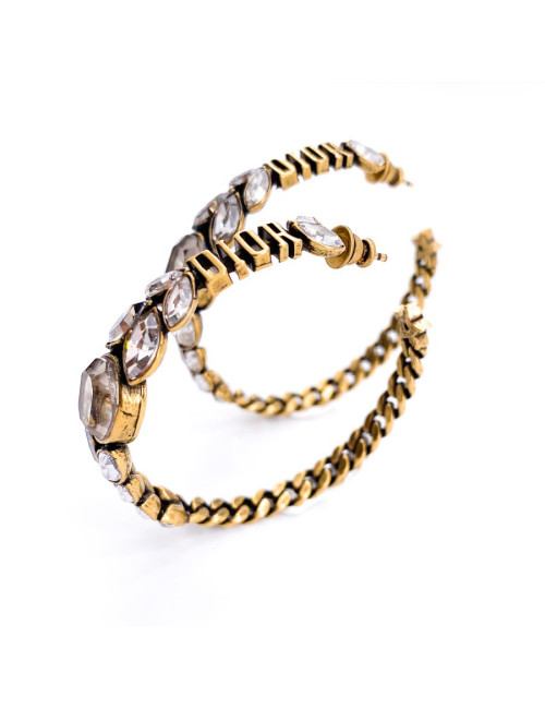 Boucles d'oreille DIOR créoles