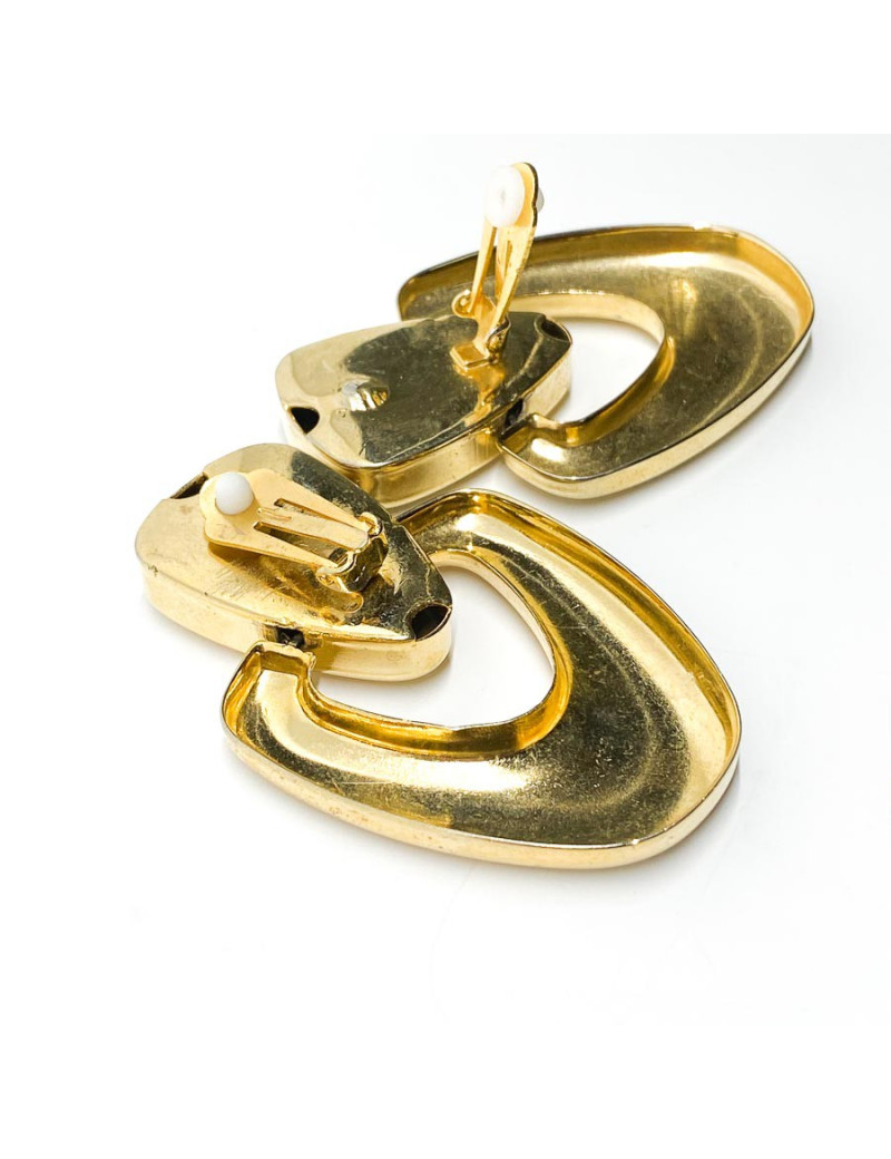 Clips vintage pendants dorés vintage
