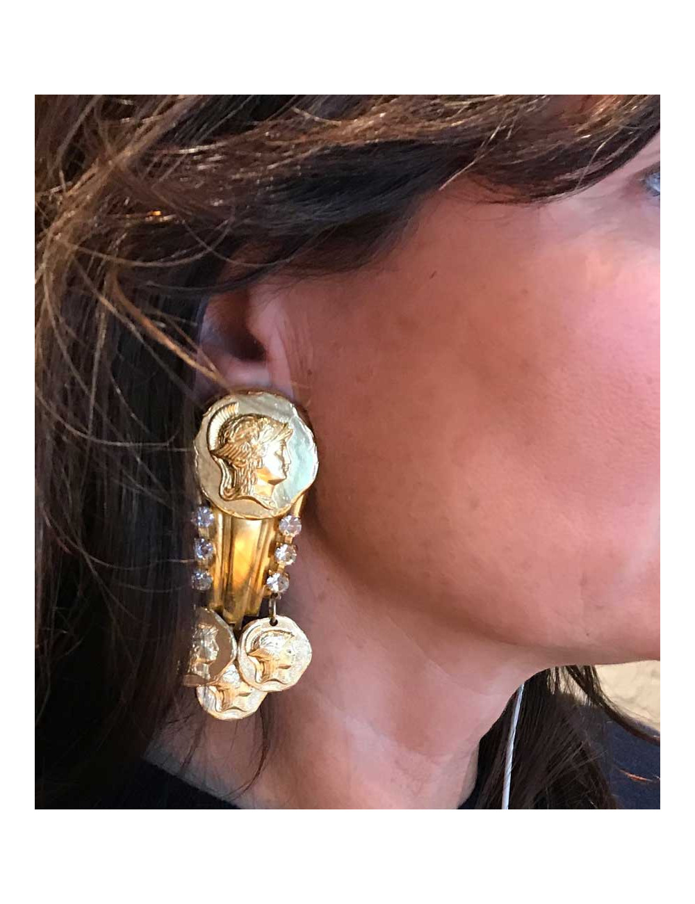 Clips d'oreille style Versace