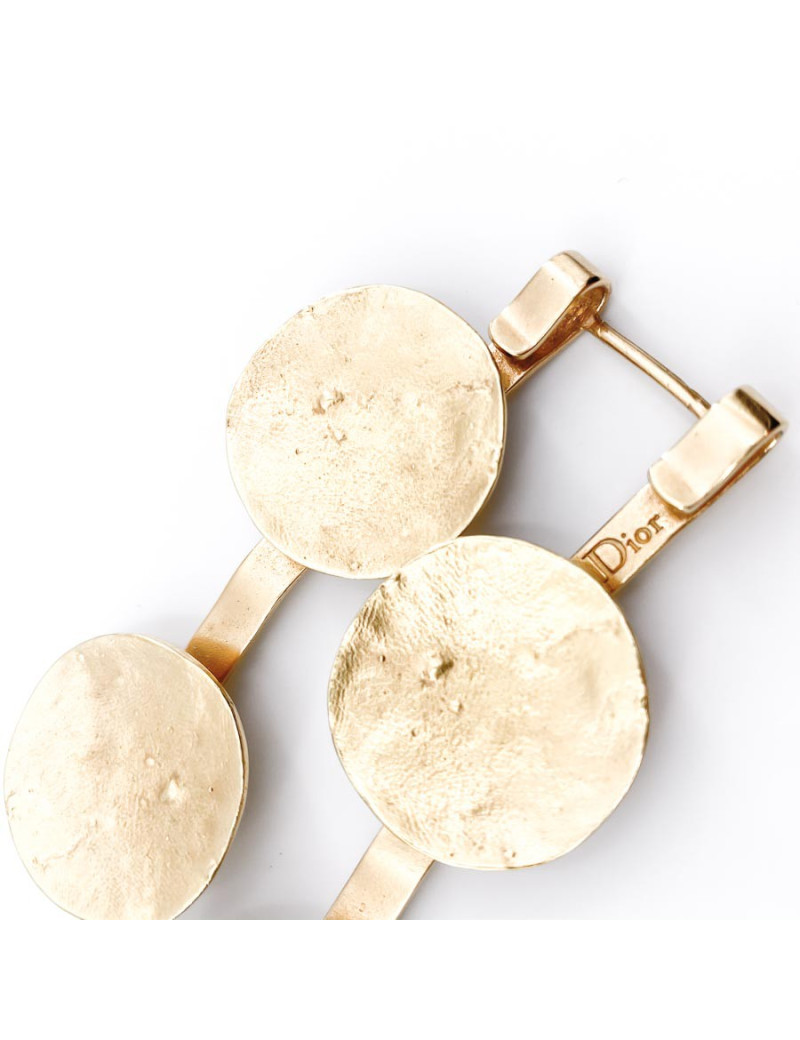 Bracelet DIOR fleur métal doré