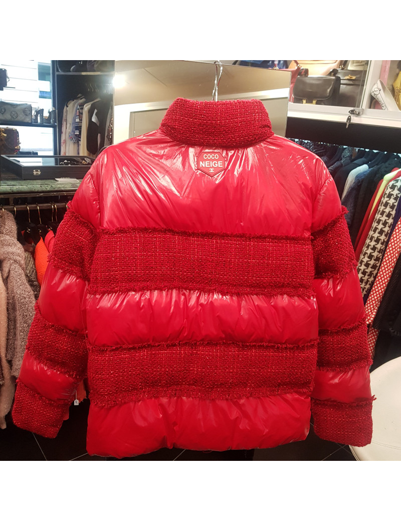 Doudoune rouge CHANEL